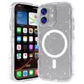 iPhone 17 Wave-Edge Laser Glitter MagSafe Case - Clear