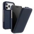 iPhone 18 Pro/17 Pro Melkco Magnetic Vertical Flip Case - Blue