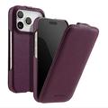iPhone 18 Pro/17 Pro Melkco Magnetic Vertical Flip Case - Purple