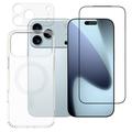 iPhone 18 Pro 3-in-1 Protection Set - MagSafe Compatible - Clear