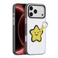 iPhone 18 Pro Dux Ducis Luvy Case with Finger Ring/Hand Strap - White / Star