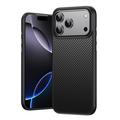 iPhone 18 Pro Max Carbon Fiber Hybrid Case - MagSafe-Compatible - Black