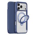 iPhone 18 Pro Max Dux Ducis Skin X Pro Magnetic Flip Case - Blue