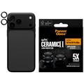 iPhone 18 Pro/18 Pro Max PanzerGlass Hoops Ceramic II Camera Lens Protector - Black