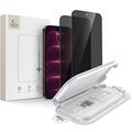 iPhone 18 Pro Tech-Protect OneTouch Set+ Spy 2-Pack Tempered Glass Screen Protector - Privacy