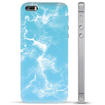 iPhone 5/5S/SE TPU Case - Blue Marble