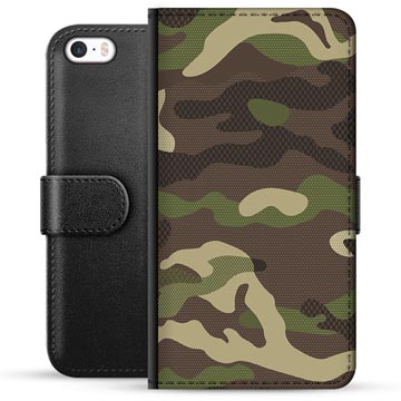 iPhone 5/5S/SE Premium Wallet Case - Camo