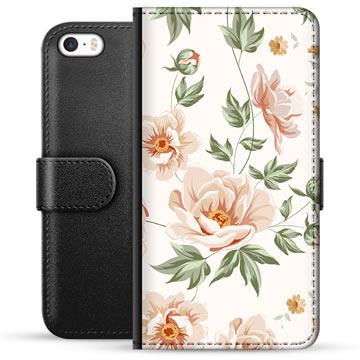 iPhone 5/5S/SE Premium Wallet Case - Floral