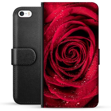 iPhone 5/5S/SE Premium Wallet Case - Rose