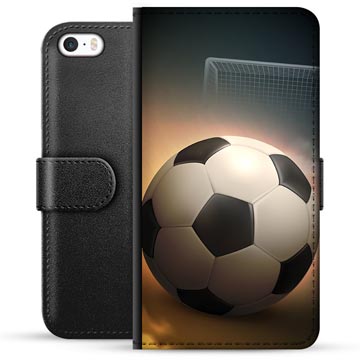 iPhone 5/5S/SE Premium Wallet Case - Soccer