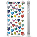 iPhone 5/5S/SE Hybrid Case - Hearts