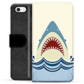 iPhone 5/5S/SE Premium Wallet Case - Jaws