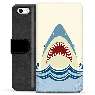 iPhone 5/5S/SE Premium Wallet Case - Jaws