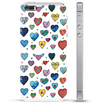 iPhone 5/5S/SE TPU Case - Hearts