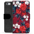 iPhone 6 / 6S Premium Wallet Case - Vintage Flowers