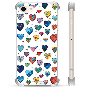 iPhone 7/8/SE (2020)/SE (2022) Hybrid Case - Hearts