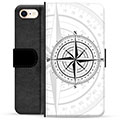 iPhone 7/8/SE (2020)/SE (2022) Premium Wallet Case - Compass