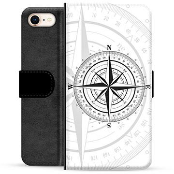 iPhone 7/8/SE (2020)/SE (2022) Premium Wallet Case - Compass