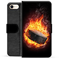 iPhone 7/8/SE (2020)/SE (2022) Premium Wallet Case - Ice Hockey