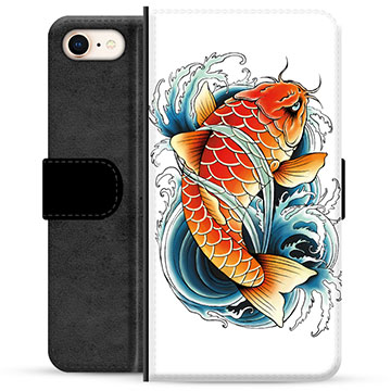 iPhone 7/8/SE (2020)/SE (2022) Premium Wallet Case - Koi Fish