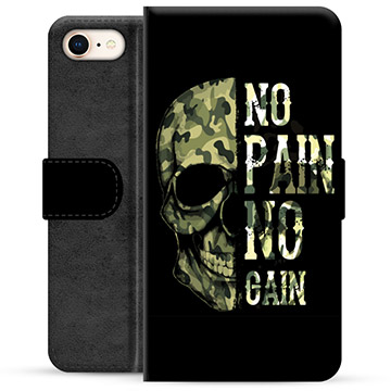 iPhone 7/8/SE (2020)/SE (2022) Premium Wallet Case - No Pain, No Gain