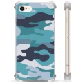 iPhone 7/8/SE (2020) Hybrid Case - Blue Camouflage