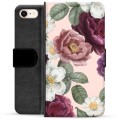 iPhone 7/8/SE (2020)/SE (2022) Premium Wallet Case - Romantic Flowers