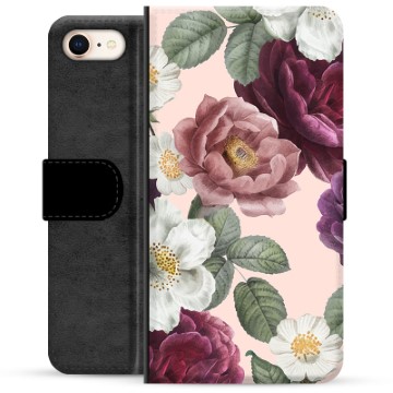 iPhone 7/8/SE (2020)/SE (2022) Premium Wallet Case - Romantic Flowers