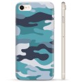 iPhone 7/8/SE (2020)/SE (2022) TPU Case - Blue Camouflage