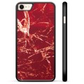iPhone 7/8/SE (2020) Protective Cover - Red Marble