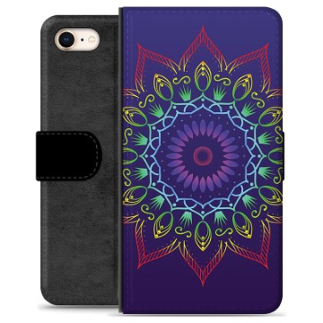 iPhone 7/8/SE (2020)/SE (2022) Premium Wallet Case - Colorful Mandala