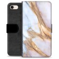 iPhone 7/8/SE (2020)/SE (2022) Premium Wallet Case - Elegant Marble