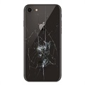 iPhone 8 Back Cover Repair - Glass Only - Black