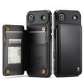 iPhone Air Caseme C22 Case RFID Card Wallet - Black