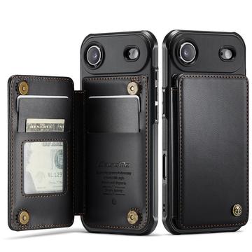 iPhone Air Caseme C22 Case RFID Card Wallet - Black