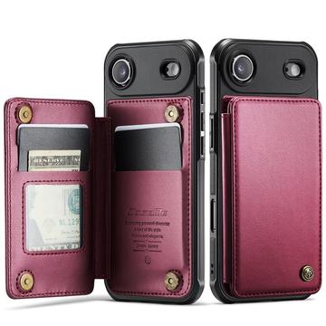 iPhone Air Caseme C22 Case RFID Card Wallet - Red