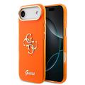 iPhone Air Guess IML 4G Script Metal Logo Case - Orange
