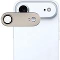 iPhone Air Imak Full Cover Metal and Tempered Glass Camera Lens Protector - Light Gold