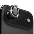 iPhone Air Northjo Rhinestone Camera Lens Protector Set - Black