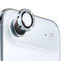 iPhone Air Northjo Rhinestone Camera Lens Protector Set - Blue