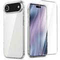 iPhone Air Saii 2-in-1 TPU Case & Tempered Glass Screen Protector - 9H