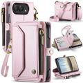 iPhone Duo CaseMe C36 RFID Blocking Wallet Case - Pink