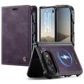 iPhone Duo Caseme C49 2-in-1 Detachable Wallet Case - MagSafe Compatible, RFID - Purple