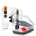 iPhone Duo Spigen Glas.tR EZ Fit Pro AC Privacy Tempered Glass Screen Protector - 2 Pcs.