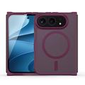 iPhone Fold Dux Ducis Yind Hybrid Case - MagSafe Compatible - Dark Cherry