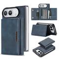 iPhone Fold Magnetic Tri-Fold Wallet Case - Blue