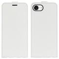 iPhone 16e Vertical Flip Case with Card Slot - White