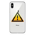 iPhone X Battery Cover Repair - incl. frame - Silver