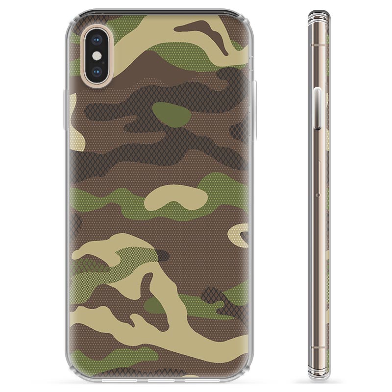 iPhone X / iPhone XS TPU Case Camo