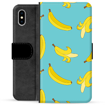 iPhone X / iPhone XS Premium Wallet Case - Bananas